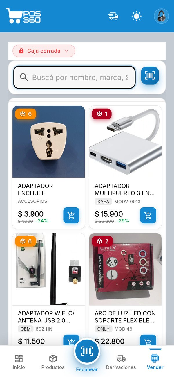 POS 360 · venta desde el celular