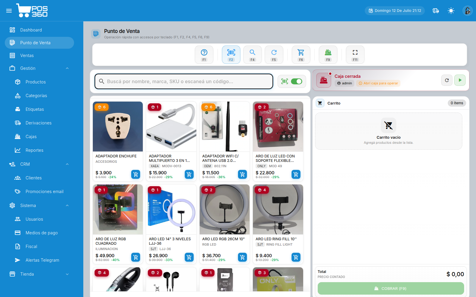 POS 360 · Punto de venta